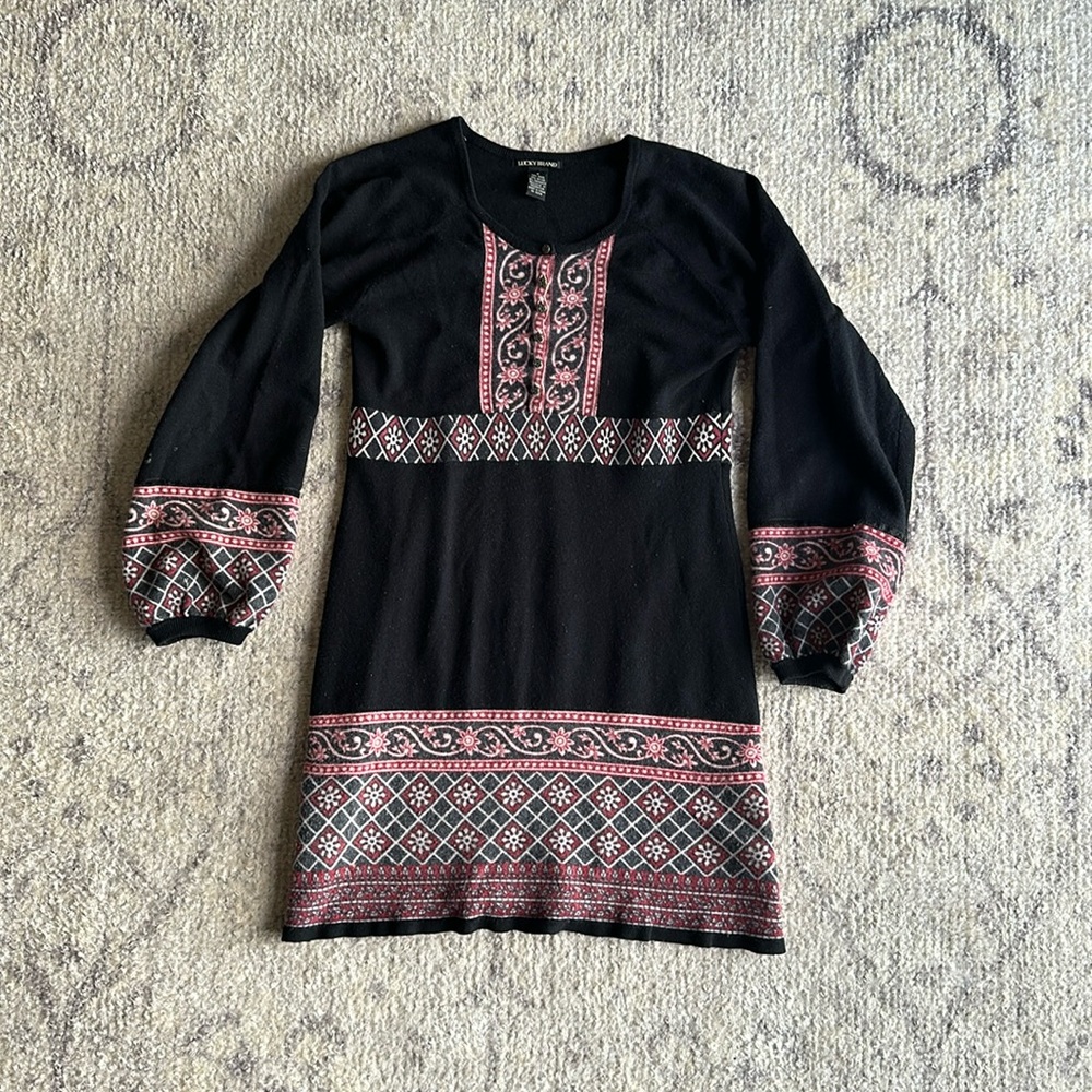 Lucky Brand Knit Tunic Dress